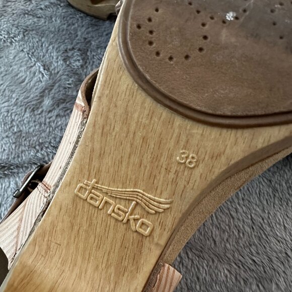 Dansko Tasha Leather Sandals Shoes Women's 38 7.5 8 - Picture 6 of 6